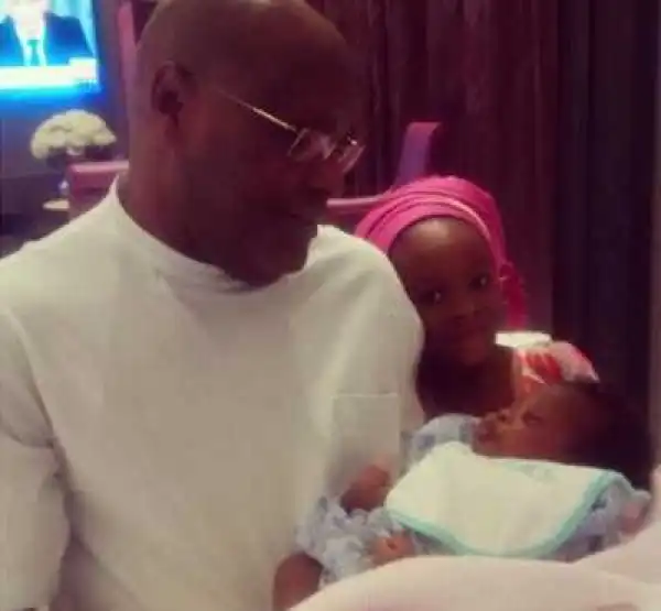 Atiku Abubakar Pictured With His Grand Children